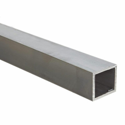 T3 - T8 Thin Wall Aluminum Pipe Tube Anodized Rectangular SGS